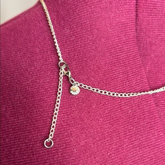 Silver Dinosaur Skeleton Necklace - Picture 4 of 5